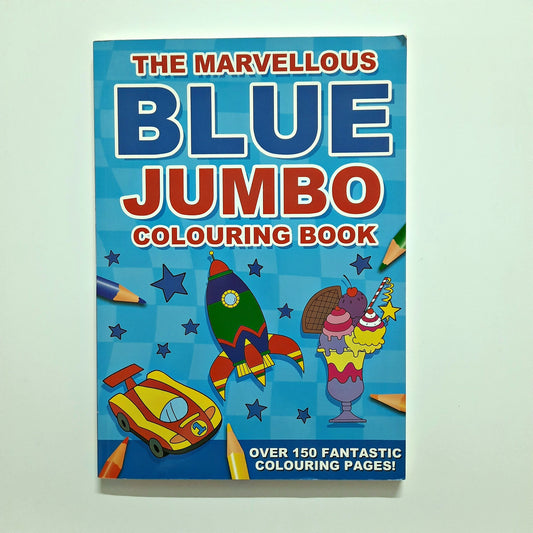 The Marvellous Blue Jumbo Colouring Book