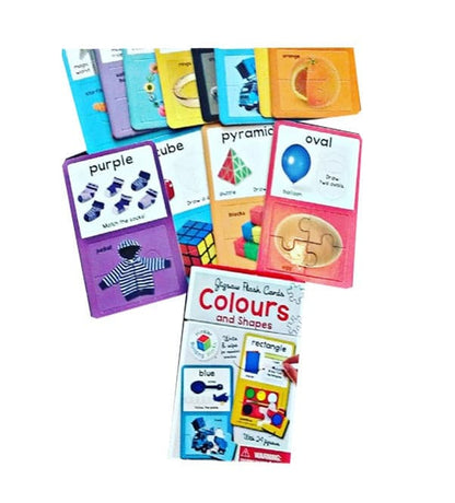 Jigsaw Flash Cards: Colours and Shapes.